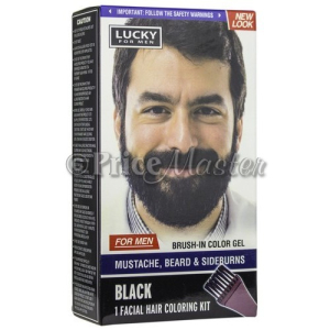 HAIR COLOR **MENS** BEARD & MUSTACHE BLACK - Wholesale HAIR COLOR **MENS** BEARD & MUSTACHE BLACK - Wholesale